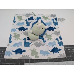 Baby Essentials Dinosaur Lovey Security Blanket Triceratops Stuffed Animal Toy